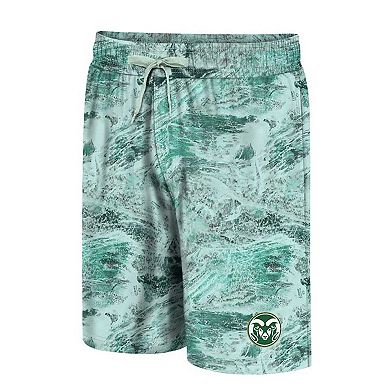 Men's Colosseum Green Colorado State Rams Realtree Aspect Ohana Swim Shorts