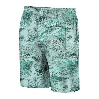 Men's Colosseum Green Colorado State Rams Realtree Aspect Ohana Swim Shorts
