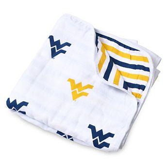 Infant West Virginia Mountaineers 47" x 47" Muslin 4-Layer Blanket