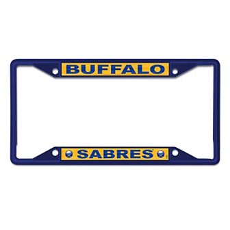 WinCraft Buffalo Sabres Chrome Colored License Plate Frame