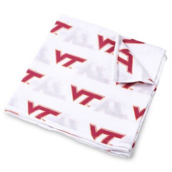 Infant White Virginia Tech Hokies 47'' x 47'' Muslin Swaddle Blanket