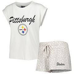 Concepts Sport Pittsburgh Steelers Women's White/Charcoal Sonata T-Shirt &  Leggings Set