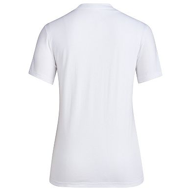 Women's adidas  White Texas A&M Aggies Bench T-Shirt