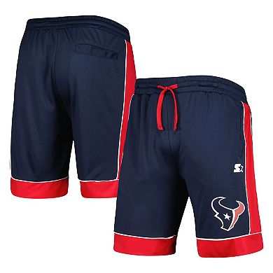 Men's Starter Navy Houston Texans Fan Favorite Shorts