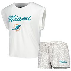 Women's Miami Dolphins Concepts Sport Navy/Orange Accolade Flannel Pants