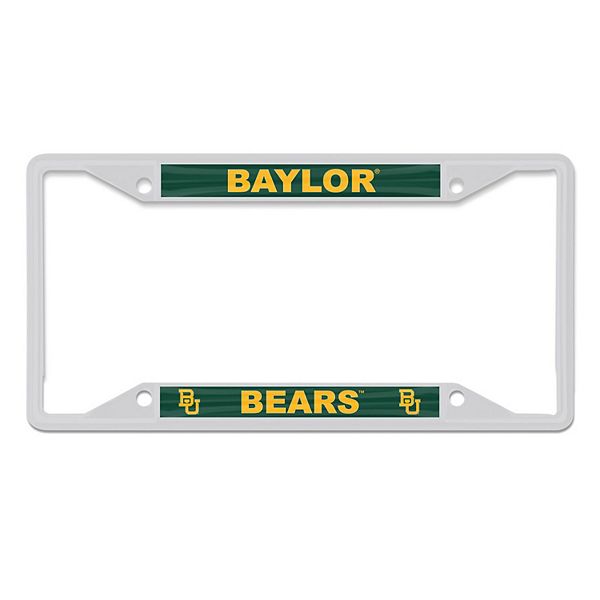 Baylor Bears License Plate Frame - Officially Licensed Plastic Team Frame