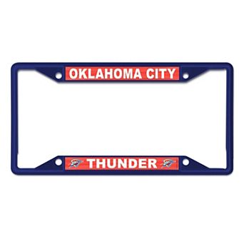 WinCraft Oklahoma City Thunder Chrome Color License Plate Frame