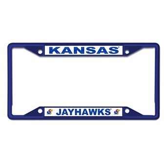 WinCraft Kansas Jayhawks Chrome Color License Plate Frame
