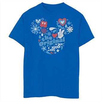 Disney's Boys 8-20 Mickey Classic Mickey Ears Tee