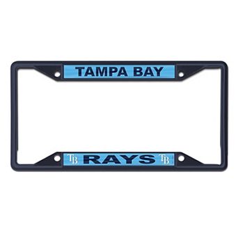 WinCraft Tampa Bay Rays Chrome Color License Plate Frame