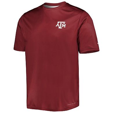 Men's Columbia Maroon Texas A&M Aggies Terminal Tackle Omni-Shade T-Shirt