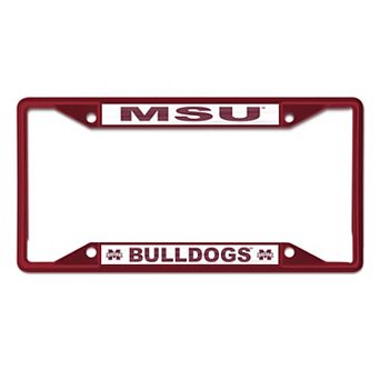 WinCraft Mississippi State Bulldogs Chrome Color License Plate Frame