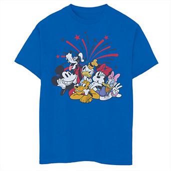Disney's Boys 8-20 Mickey And Friends Fireworks Tee
