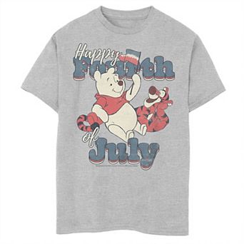 Disney's Boys 8-20 Winnie-the-Pooh and Tigger Fourth of July Tee