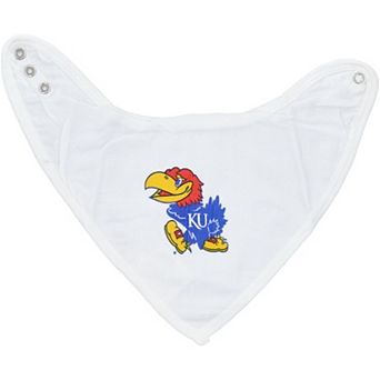 Newborn & Infant Kansas Jayhawks Muslin Bandana Bib