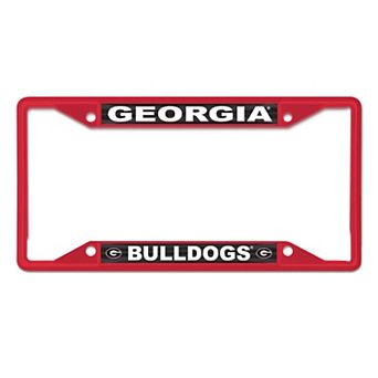 WinCraft Georgia Bulldogs Chrome Color License Plate Frame