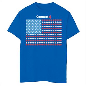 Boys 8-20 Hasbro Connect 4 USA Flag Graphic Tee