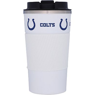 Indianapolis Colts 18oz Coffee Tumbler with Silicone Grip