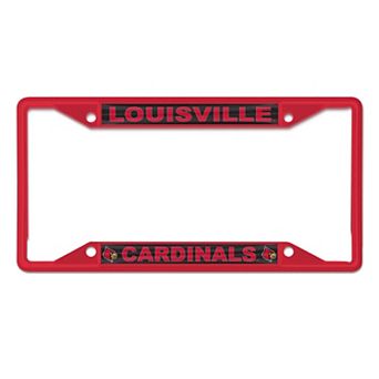 WinCraft Louisville Cardinals Chrome Color License Plate Frame
