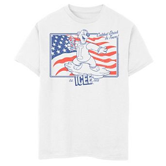 Boys 8-20 Icee Coldest Drink In Town American Style Stamp Graphic Tee