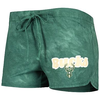 Women's Concepts Sport Hunter Green Milwaukee Bucks Billboard Tank Top & Shorts Sleep Set