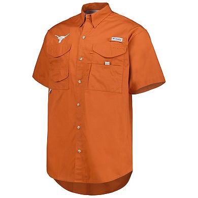 Men's Columbia Texas Orange Texas Longhorns Bonehead Button-Up Shirt