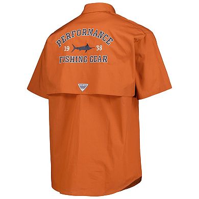 Men's Columbia Texas Orange Texas Longhorns Bonehead Button-Up Shirt