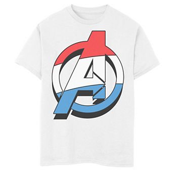 Boys 6-20 Avengers Patriotic Chest Logo Graphic Tee