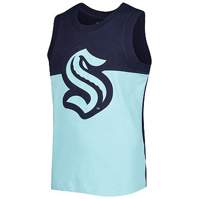 Youth Light Blue/Dark Sea Blue Seattle Kraken Revitalize Tank Top