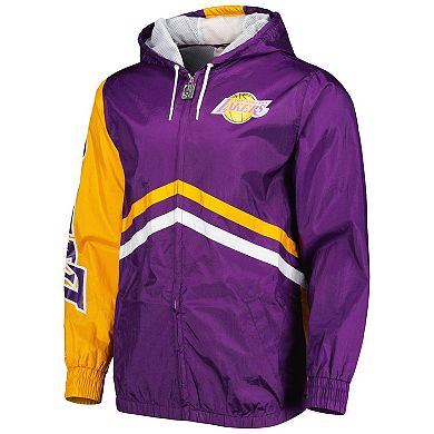 Men's Mitchell & Ness Purple Los Angeles Lakers Undeniable Full-Zip Windbreaker Jacket