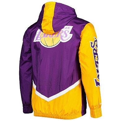 Men's Mitchell & Ness Purple Los Angeles Lakers Undeniable Full-Zip Windbreaker Jacket