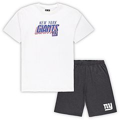 Women's Concepts Sport White/Charcoal New York Giants Sonata T