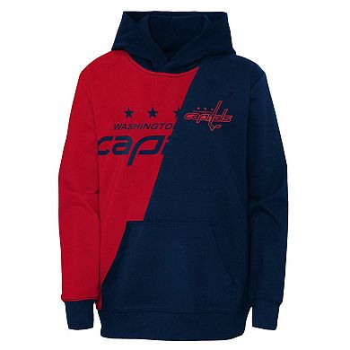 Preschool Red/Navy Washington Capitals Unrivaled Pullover Hoodie