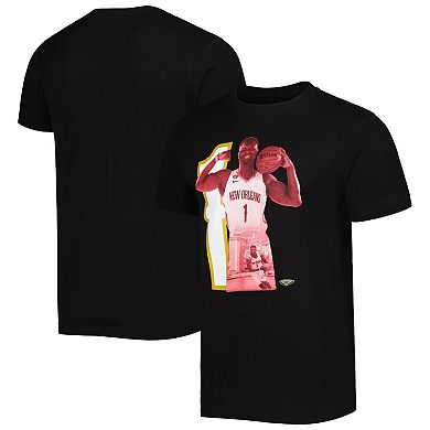 Men's Stadium Essentials Zion Williamson Black New Orleans Pelicans Player Metro T-Shirt