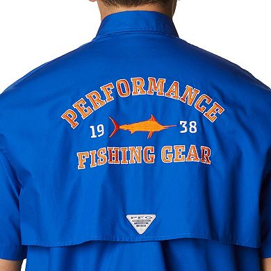 Men's Columbia Royal Florida Gators Bonehead Button-Up Shirt