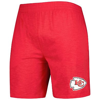 Men's Concepts Sport Red/White Kansas City Chiefs Downfield T-Shirt & Shorts Sleep Set