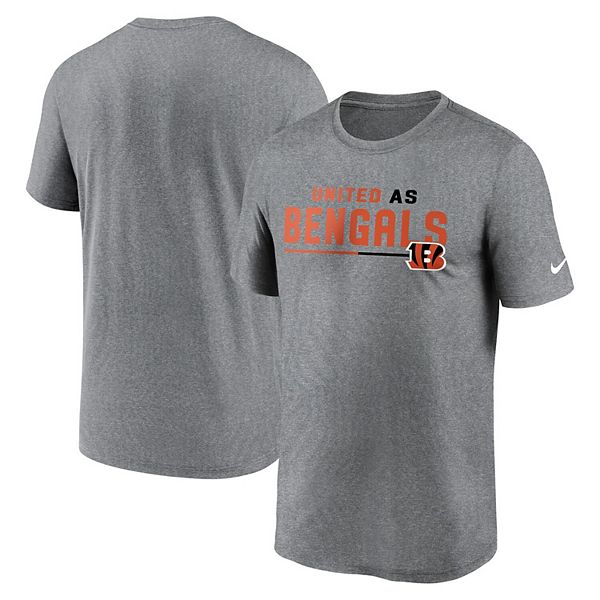 Cincinnati Bengals Nike Club Fleece Pullover Hoodie - Heathered Gray