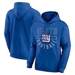 NY Giants Womens Top Size L Blue Gray Long Sleeve V-Neck Majestic NFL  Football