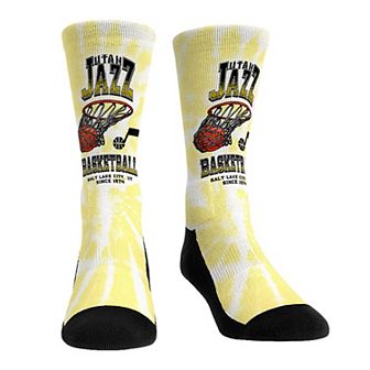 Unisex Rock Em Socks Utah Jazz Vintage Hoop Crew Socks