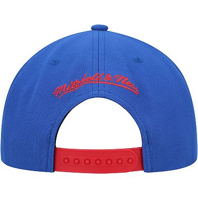 Men's Mitchell & Ness Blue Montreal Canadiens Retro Lock Up Snapback Hat