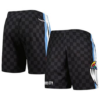 Men's Mitchell & Ness Black Sporting Kansas City City Mesh Shorts