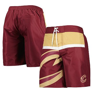 Men's G-III Sports by Carl Banks Wine Cleveland Cavaliers Sea Wind Swim Trunks