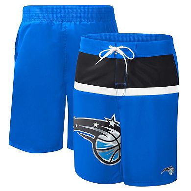 Men's G-III Sports by Carl Banks Blue Orlando Magic Sea Wind Swim Trunks