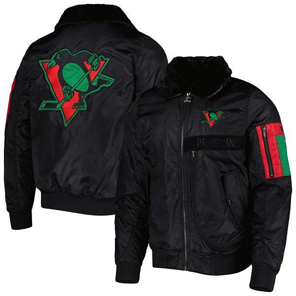 Men's Starter x Ty Mopkins Black Pittsburgh Penguins Black History