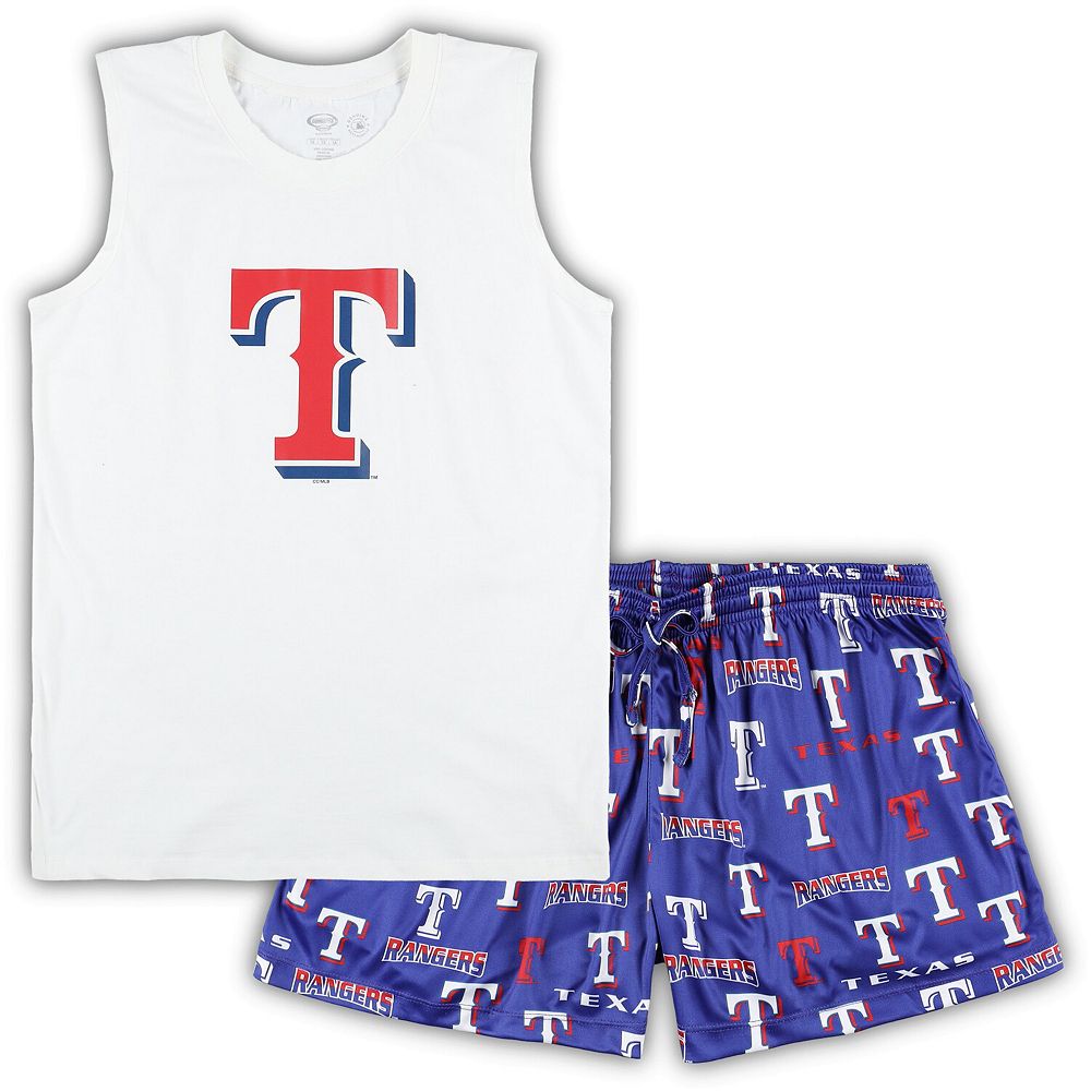 Women's Concepts Sport White/Royal Texas Rangers Plus Size Tank Top ...