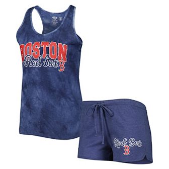 Women's Concepts Sport Navy Boston Red Sox Billboard Racerback Tank Top & Shorts Sleep Set