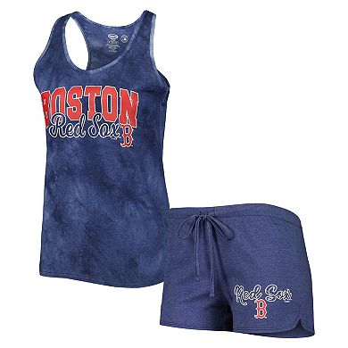 Women's Concepts Sport Navy Boston Red Sox Billboard Racerback Tank Top & Shorts Sleep Set