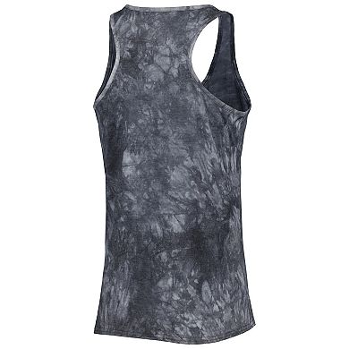 Women's Concepts Sport Charcoal Purdue Boilermakers Billboard Tie-Dye Tank Top and Shorts Sleep Set
