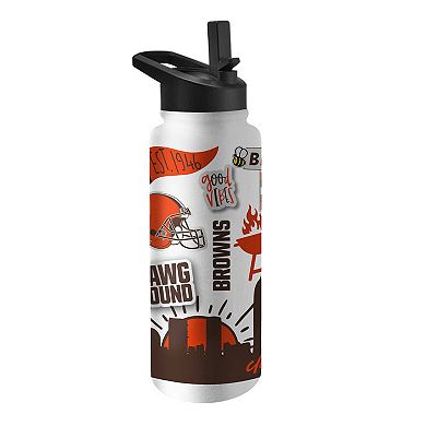 Cleveland Browns 34oz. Native Quencher Bottle