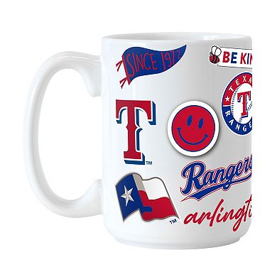 Texas Rangers 15oz. Native Ceramic Mug